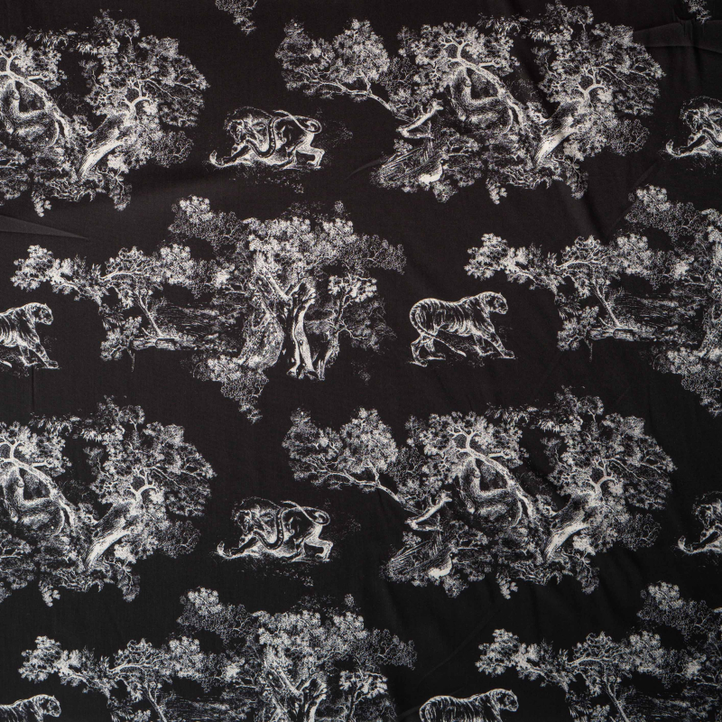 Puplin Streč Print 01