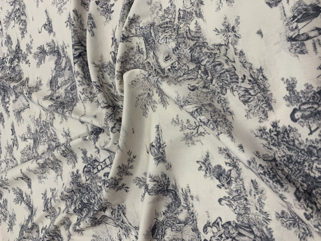 Puplin Streč Print 03