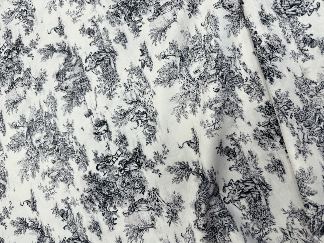 Puplin Streč Print 10