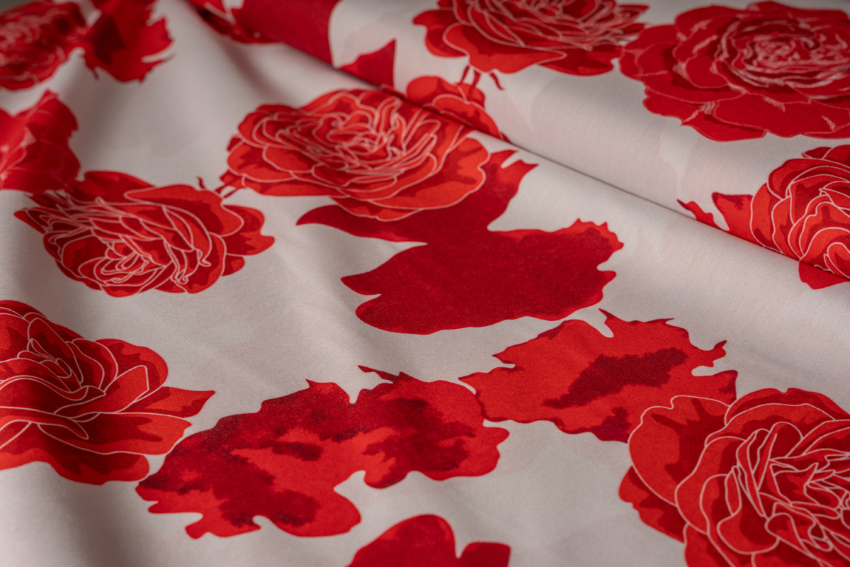 Puplin Streč Print 13