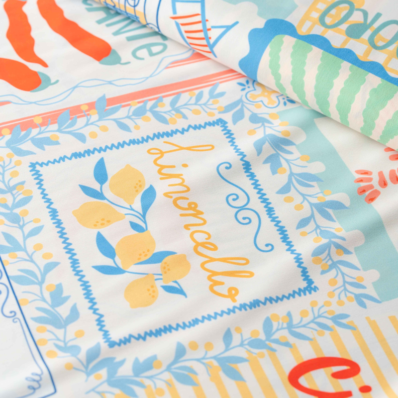 Puplin Streč Print 16