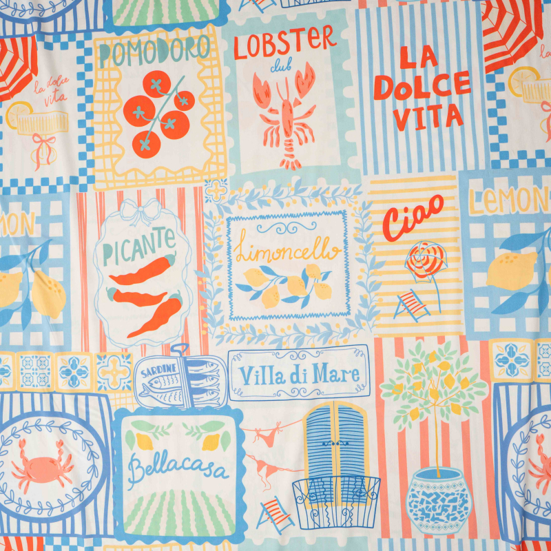 Puplin Streč Print 16