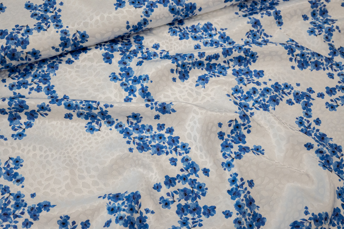 Saten Žakard Print 02