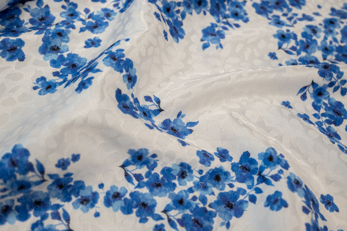 Saten Žakard Print 02