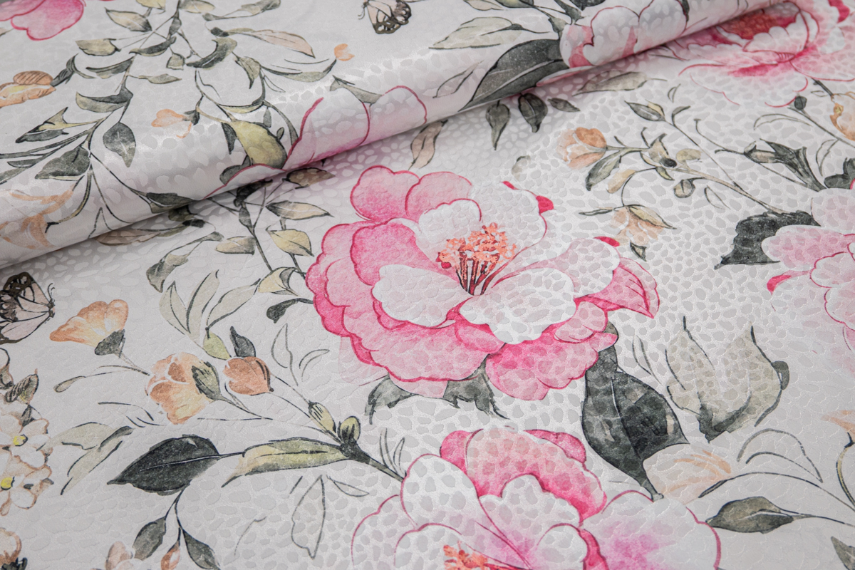 Saten Žakard Print 07