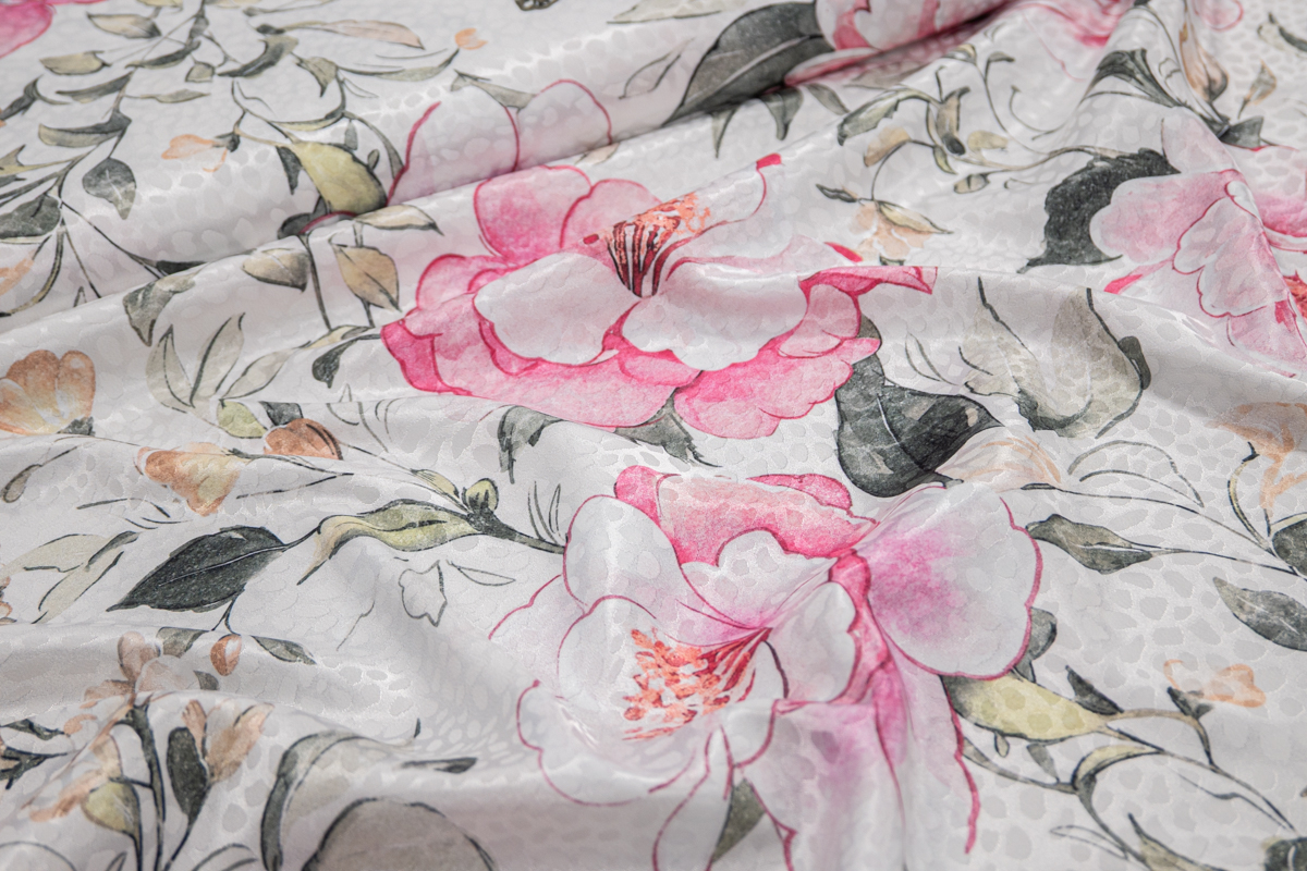 Saten Žakard Print 07