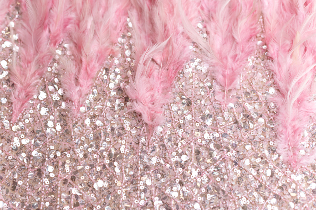 Čipka Kristal Feather 101