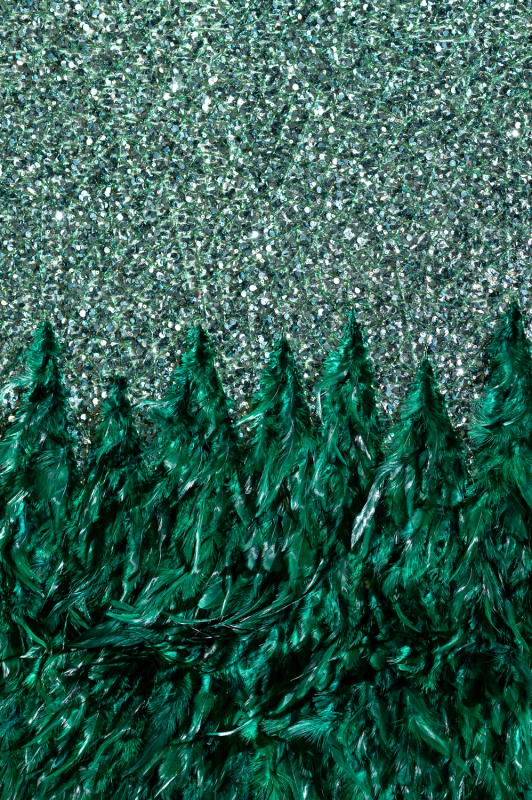 Čipka Kristal Feather 103