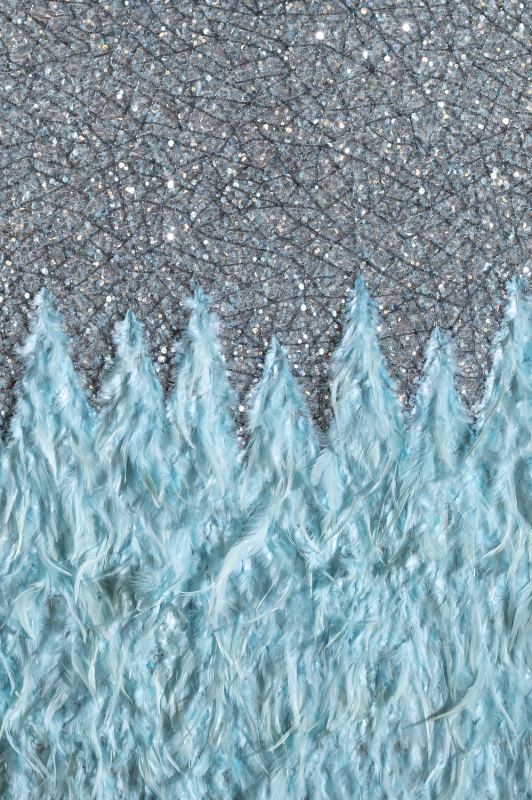 Čipka Kristal Feather 104