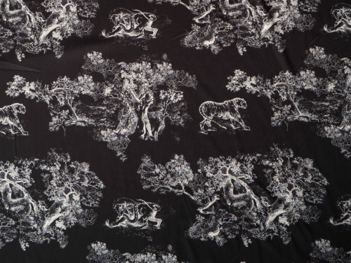Puplin Streč Print 01 