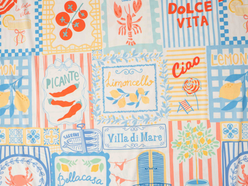 Puplin Streč Print 16 